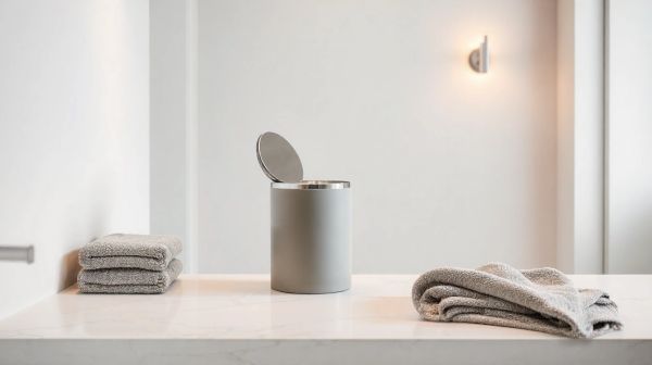 Découvrez les poubelles contemporaines pour réinventer votre salle de bain